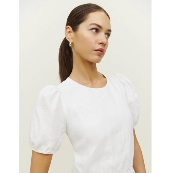 NWT Reformation Anneliese 100% Linen Dress - Picture 3 of 6